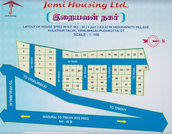 Iraiyavan Nagar Plot - Master Plan
