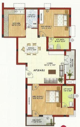 Deccan Castle Glow - Floor Plan