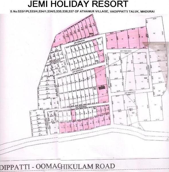 Jemi Holiday Resort Plot - Master Plan