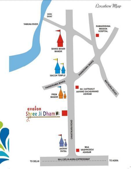 Avalon Shree Ji Dham - Locality