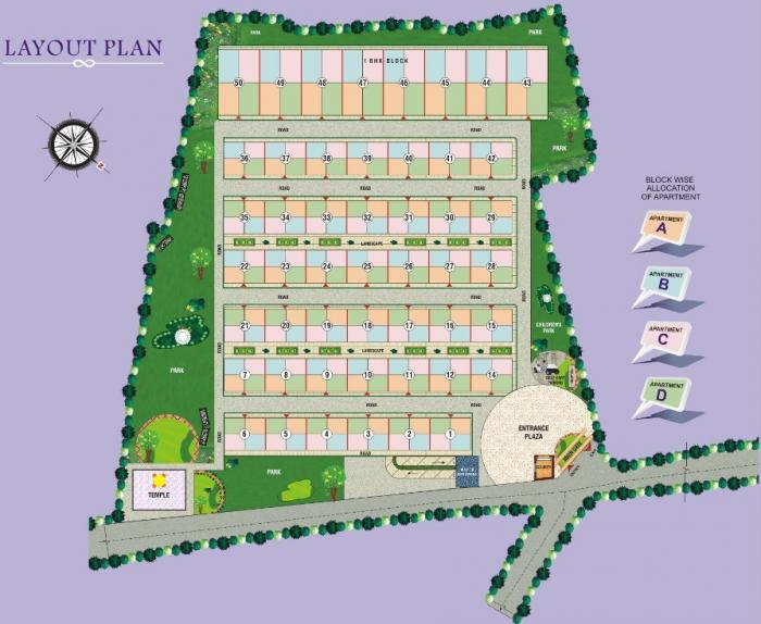 Ganpati Infinity Vrindavan - Master Plan