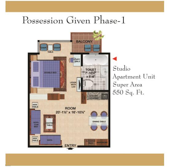 Express Hare Krishna Orchid - Floor Plan