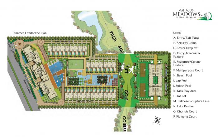 Mahagun Meadows - Master Plan
