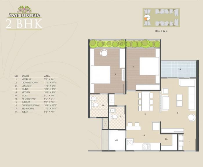 Skye Luxuria - Floor Plan