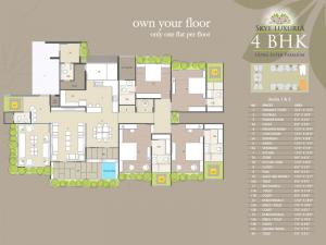 Skye Luxuria - Floor plan