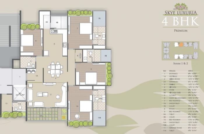 Skye Luxuria - Floor Plan