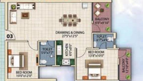 Eklavya Jhelam - Floor Plan