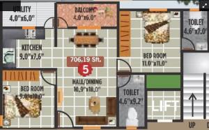 AHP Woods - Floor plan