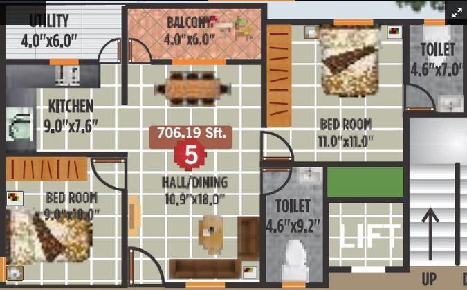 AHP Woods - Floor Plan