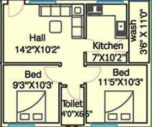 Vijay Sai Enclave - Floor plan