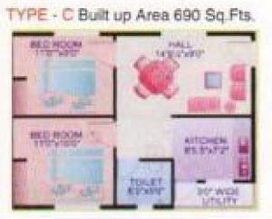 Kapil Gulmohar - Floor plan