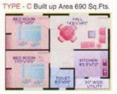 Kapil Gulmohar - Floor Plan