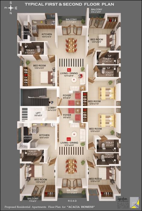 Acacia Krishna Kamalam - Site Plan