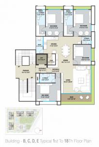 Ambika Solitaire - Floor plan