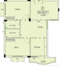 Jeyams Sanjay Enclave - Floor Plan
