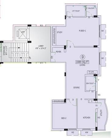 Jeyams Sanjay Enclave - Floor Plan