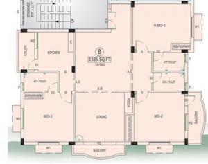 Jeyams Sanjay Enclave - Floor plan