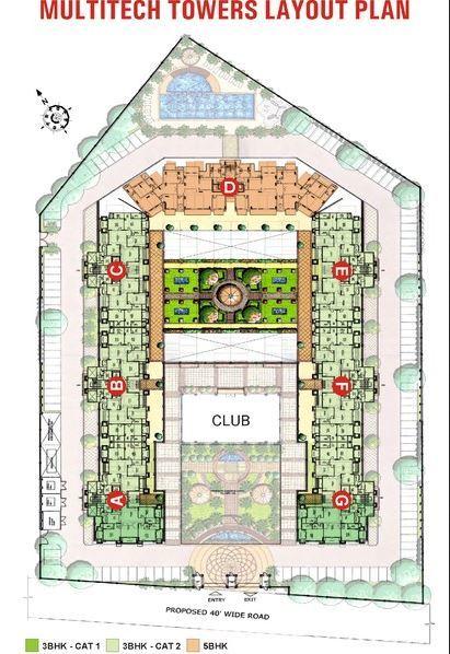 Manohar Multitech Towers - Master Plan
