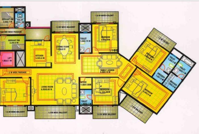 Manohar Multitech Towers - Floor Plan
