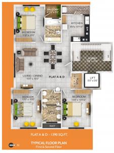 LML Atita - Floor plan
