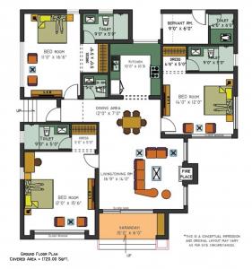 The Etheria - Floor plan