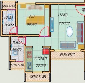 Crystal Apartment - Floor plan