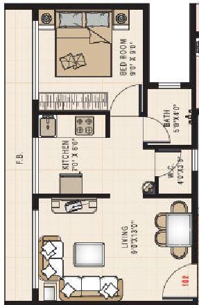 K K Ruby - Floor Plan