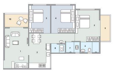 Gajra Avenue - Floor Plan