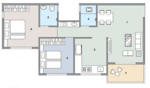 Gajra Avenue - Floor plan