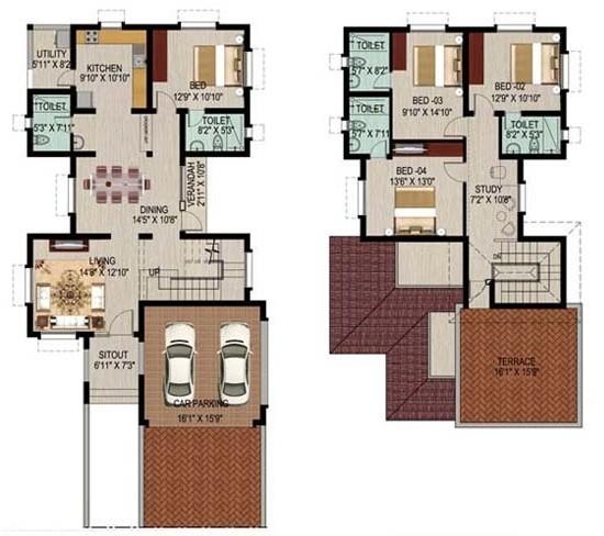 Oceanus Palms - Floor Plan