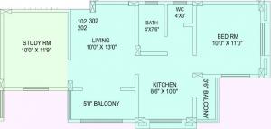 Shailesh Pride Regency - Floor plan