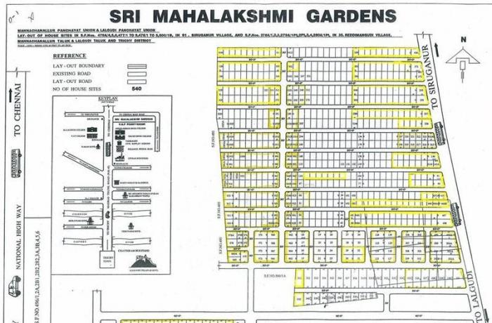 Jemi Sri Mahalakshmi Garden Plot - Master Plan