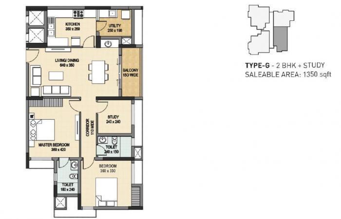 Artech Metropolis - Floor Plan