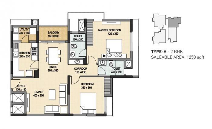 Artech Metropolis - Floor Plan