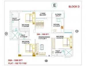 Dion River Front - Floor plan