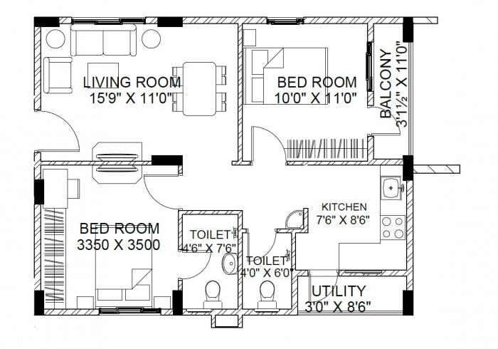 Vasathi Anandi - Floor Plan