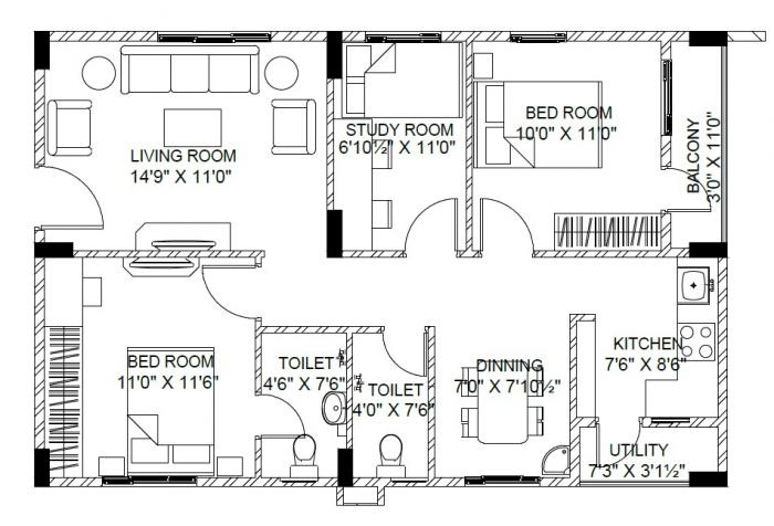 Vasathi Anandi - Floor Plan