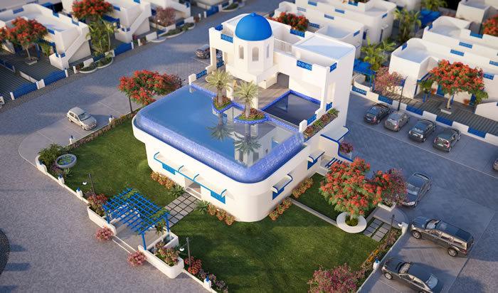 Othello Santorini Hues - Project Photo