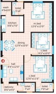 Lakshmi Nilayam - Floor plan