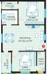Lakshmi Nilayam - Floor plan