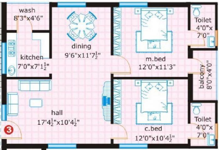Lakshmi Nilayam - Floor Plan