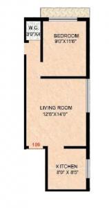 Manas Pranjal Residency - Floor plan