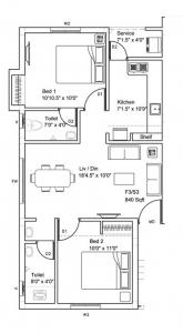 Ruby Crest - Floor plan