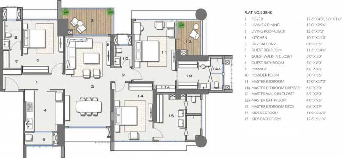 Radius One Aquaria - Floor Plan