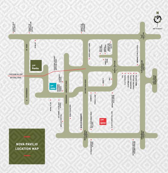 Nova Pavilio - Locality