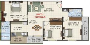 Shivaganga Omkara - Floor plan
