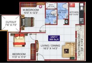 Shivaganga Prasiddhi - Floor plan
