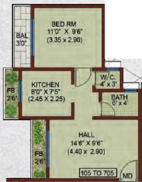 Kedar Sai Spring - Floor Plan