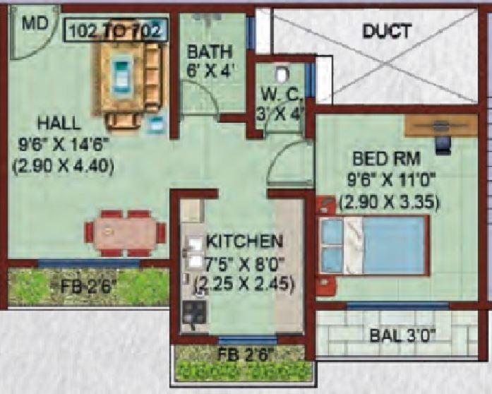 Kedar Sai Spring - Floor Plan