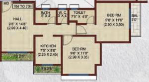 Kedar Sai Spring - Floor plan
